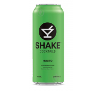 Слабоалкогольні напої SHAKE MOJITO  0,5л. з/б
