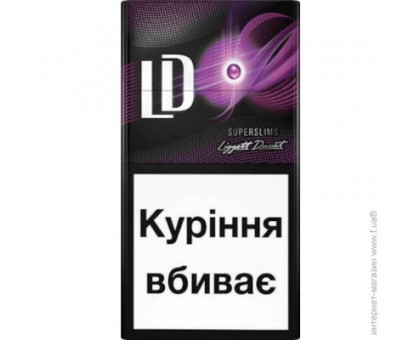Цигарки LD SUPERSLIMS Purple Tempo (капсула) JTI