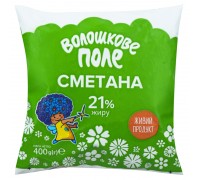 Сметана 20%ж. 350 г. ВОЛОШКОВЕ ПОЛЕ