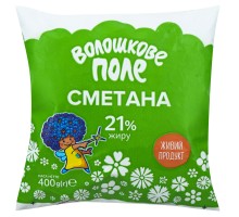 Сметана 20%ж. 350 г. ВОЛОШКОВЕ ПОЛЕ