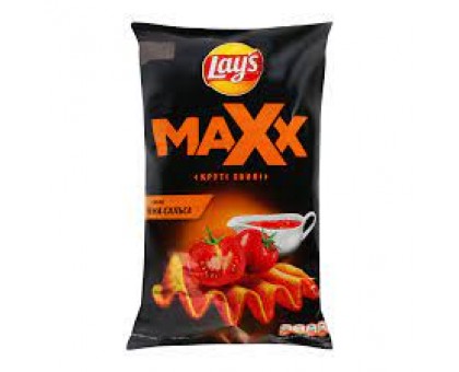 Чіпси LAYS MAXx Шалена Сальса 120г. Бонус!