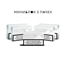 ТВЕН HEETS SILVER SELECTION НК Мініблок 5 пачок PMI