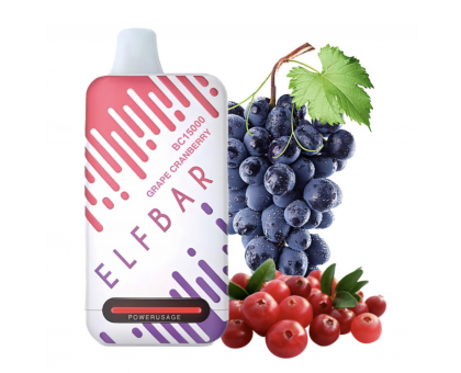 Одноразовий випаровувач ELFBAR Grape Granberry 15000