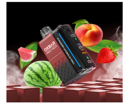 Одноразовий випаровувач OXBAR MAGIC MAZE 2.0 Strawberry Watermelon Peach  30000