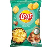 Чіпси LAYS Білі гриби та сметана 120г. Бонус!