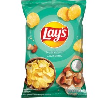 Чіпси LAYS Білі гриби та сметана 120г. Бонус!