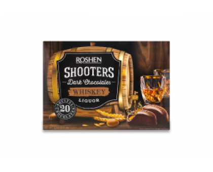 Цукерки шоколадні ROSHEN SHOOTERRS Brandy 150г.