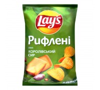 Чіпси LAYS Рифлені Королівський Сир 95г.