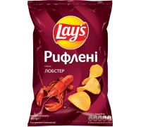 Чіпси LAYS Рифлені Лобстер 95г.