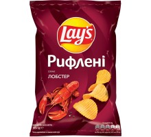 Чіпси LAYS Рифлені Лобстер 95г.