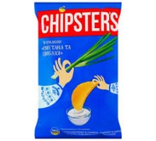 Чіпси CHIPSTERS Сметана та цибуля 60г.