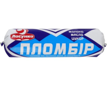 Морозиво Пломбір 500г ЛАСУНКА
