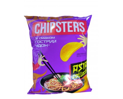 Чіпси CHIPSTERS Гострий Удон 100г.