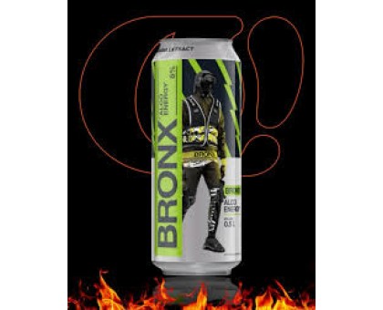 Слабоалкогольні напої BRONX Kiwi-Apple 0.5л. з/б