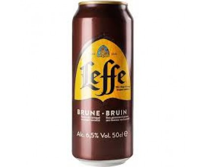 Пиво LEFFE Brune Темне 0,5л. з/б