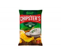 Чіпси CHIPSTERS Сметана та зелень 70г.