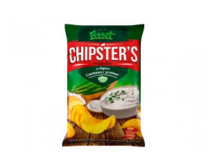 Чіпси CHIPSTERS Сметана та зелень 70г.