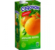 Соки САДОЧОК Апельсин-Яблоко нектар 0,95л.