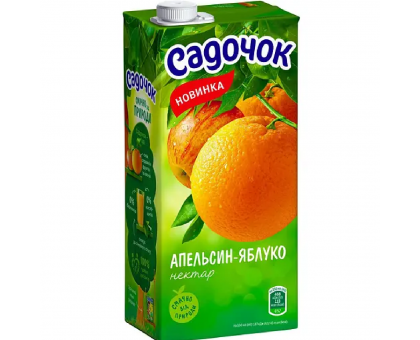 Соки САДОЧОК Апельсин-Яблоко нектар 0,95л.