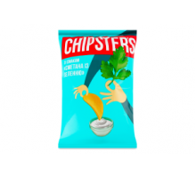 Чіпси CHIPSTERS Сметана та зелень 110г.