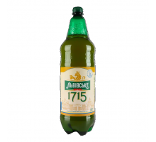 Пиво Львівське Світле 1715  1,8л.