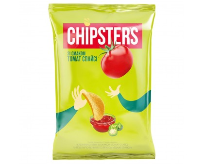 Чіпси CHIPSTERS Томат Спайс 130г.