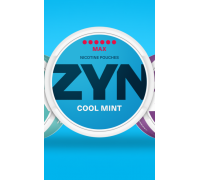 Нікотинові паучі ZYN Cool mint max PMI