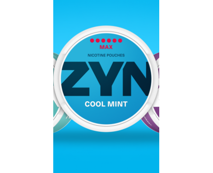 Нікотинові паучі ZYN Cool mint max PMI