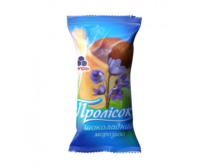 Морозиво Пролісок Шоколадний 60 г. стак. РУДЬ
