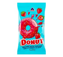 Морозиво DONUT Ваніль- Полуниця  70 г. РУДЬ
