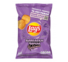 Чіпси LAYS Ковбаски Чірізо та Цибулька 95г.
