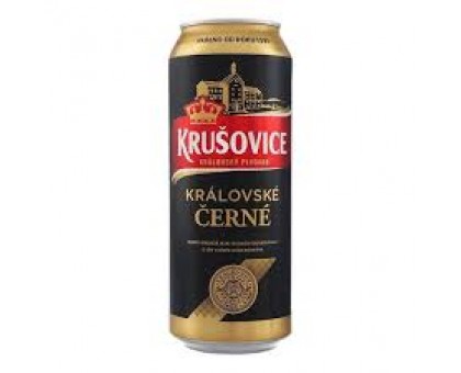 Пиво Krušovice темне 0,5л. з/б