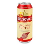 Пиво Krušovice світле 0,5л. з/б