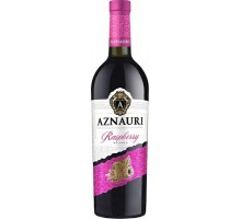Винний напій AZNAURI RASPBERRY червоний н/с 0.75л.