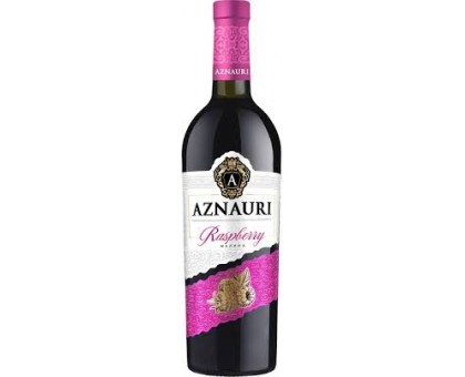 Винний напій AZNAURI RASPBERRY червоний н/с 0.75л.