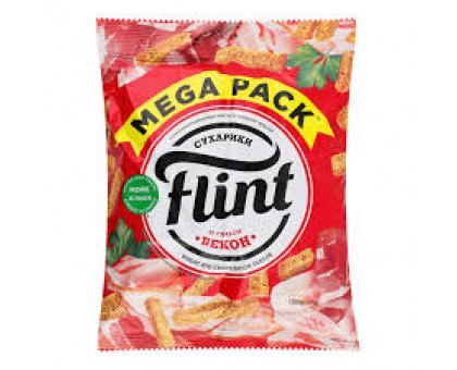 Сухарики FLINT Бекон 100г