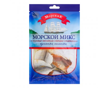 Рибки Риба та морепродукти Морський мікс 60г.