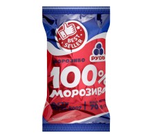 Морозиво Пломбір 100% 70 г. Акція! РУДЬ