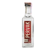 Горілка ПЕРВАК Подвійного Перегону 40% 0,1л.