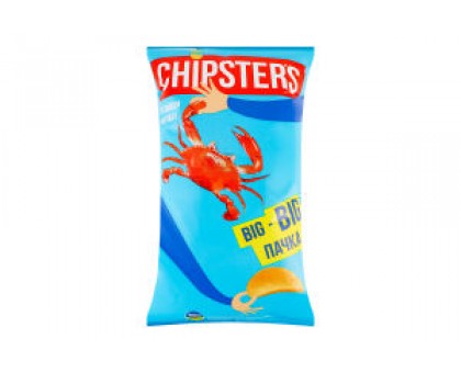 Чіпси CHIPSTERS Краб BIG 150 г.