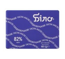 Масло Екстра Солодковершкове 82% ж. 180г. Біло
