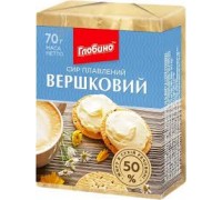 Сир плавлений Вершковий 70 г. Глобино