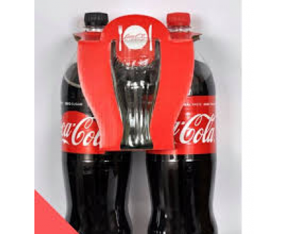 Напій COCA COLA Набір  Zero 2*1,25л. + Келих