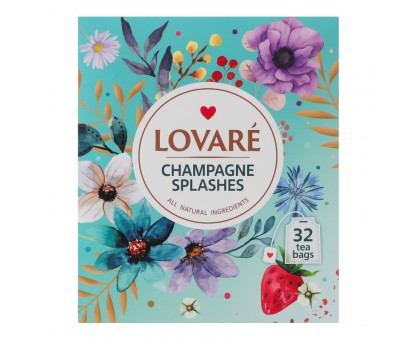Чай  LOVARE Champagne Splashes 32 ф/п.