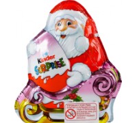 Шоколад KINDER Дід Мороз 1 шт. з іграшкою Дівчата 75г.