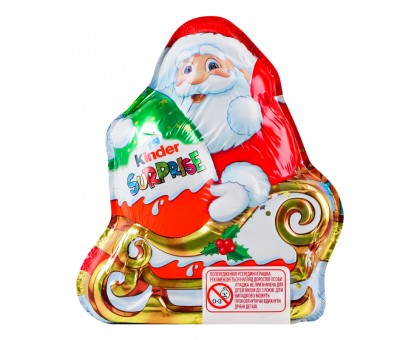 Шоколад KINDER Дід Мороз 1 шт. з іграшкою 75г.