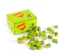 Гумка жувальна LOVE IS Яблуко та  Лимон  4,2г.