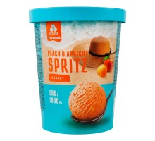 Морозиво СОРБЕТ ПЕРСИК-АБРИКОС SPRITZ  ВІДРО 500Г РУДЬ