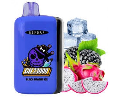 Одноразовий випаровувач ELFBAR Black Dragon Ice 23000