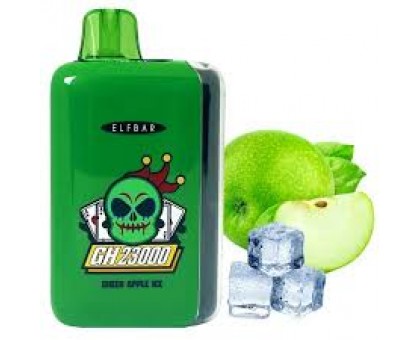 Одноразовий випаровувач ELFBAR Green Apple Ice 23000